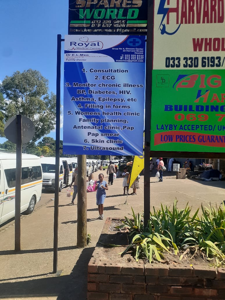 Royal Medical Centre street signage